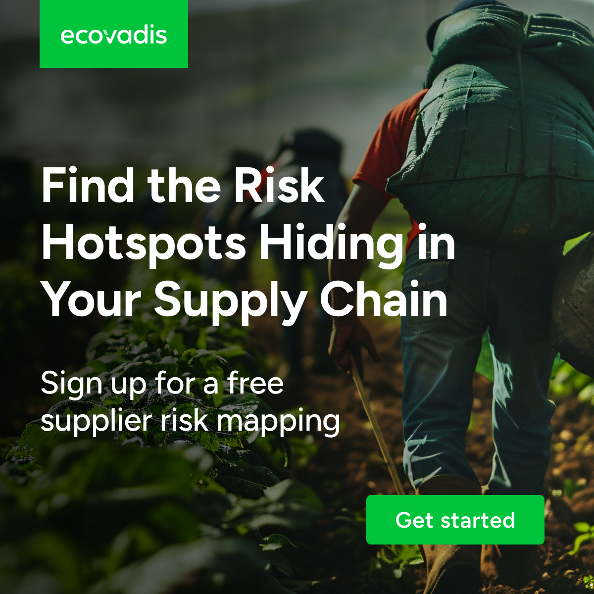 EcoVadis sustainability hotspot campaign advertisement