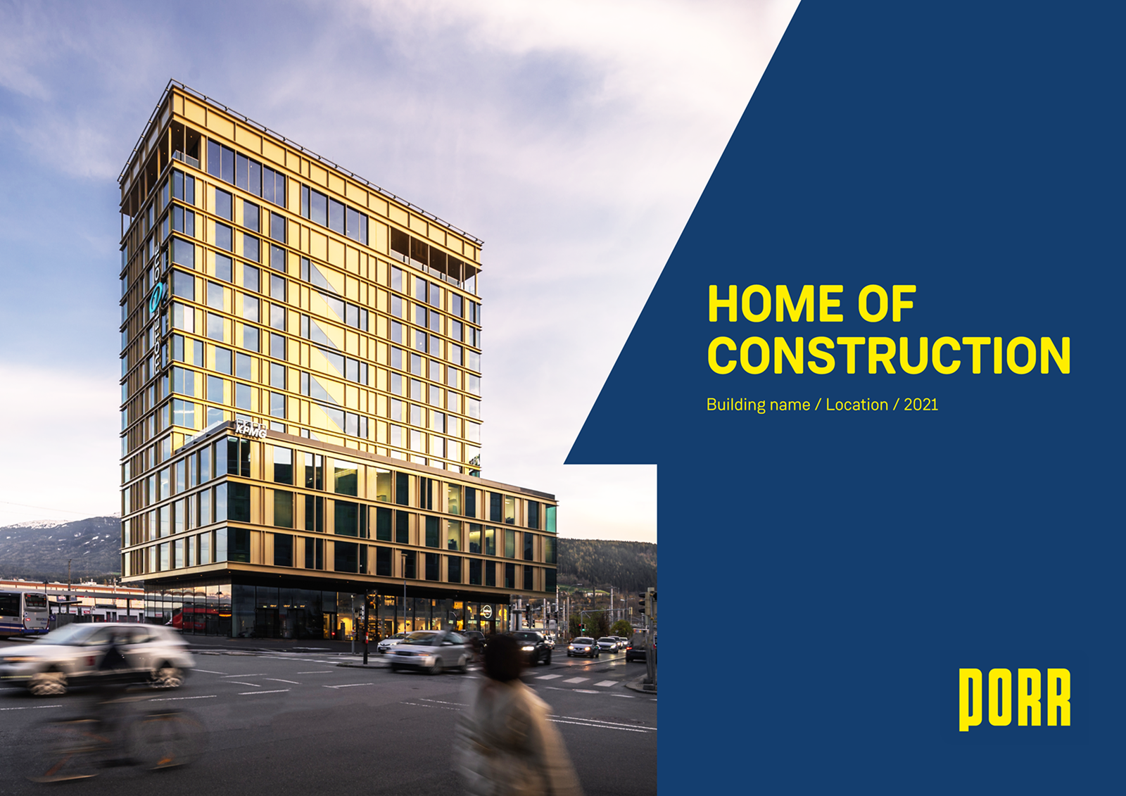 PORR Home of Construction building campaign visual