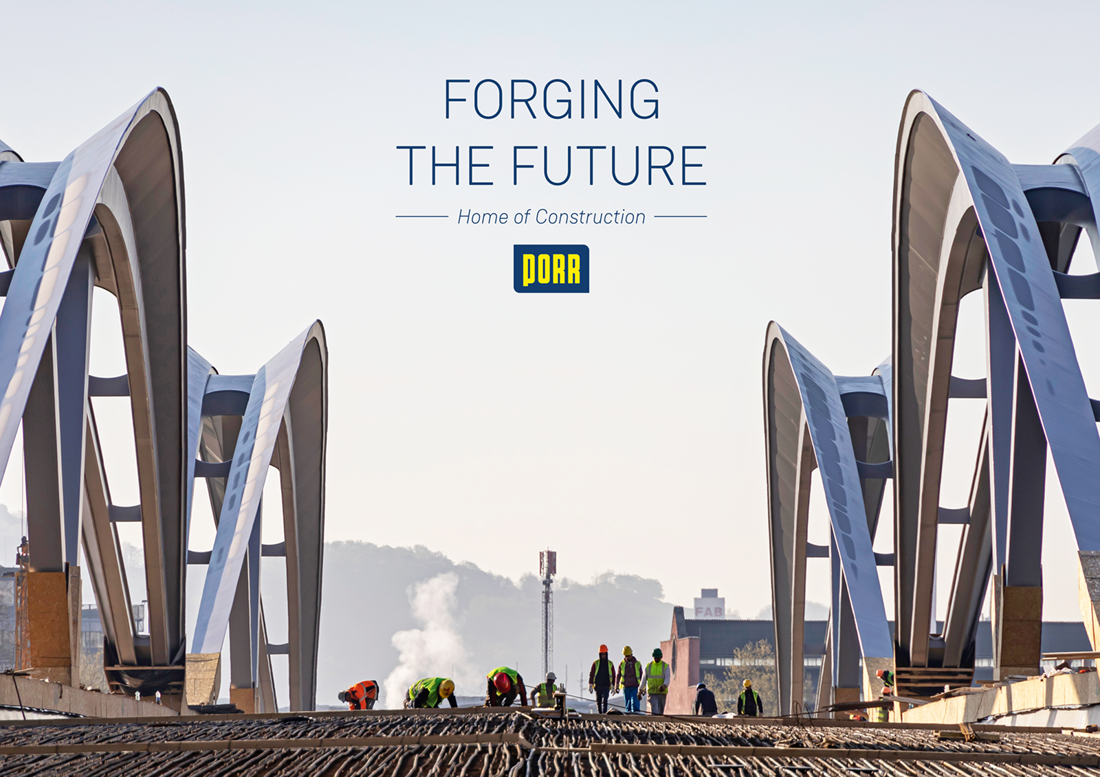 PORR Forging the Future campaign visual