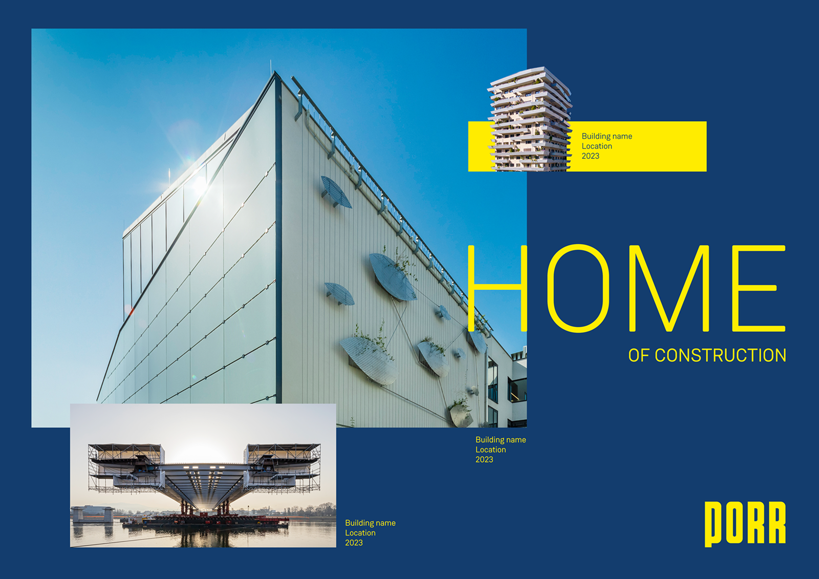 PORR Home of Construction campaign visual