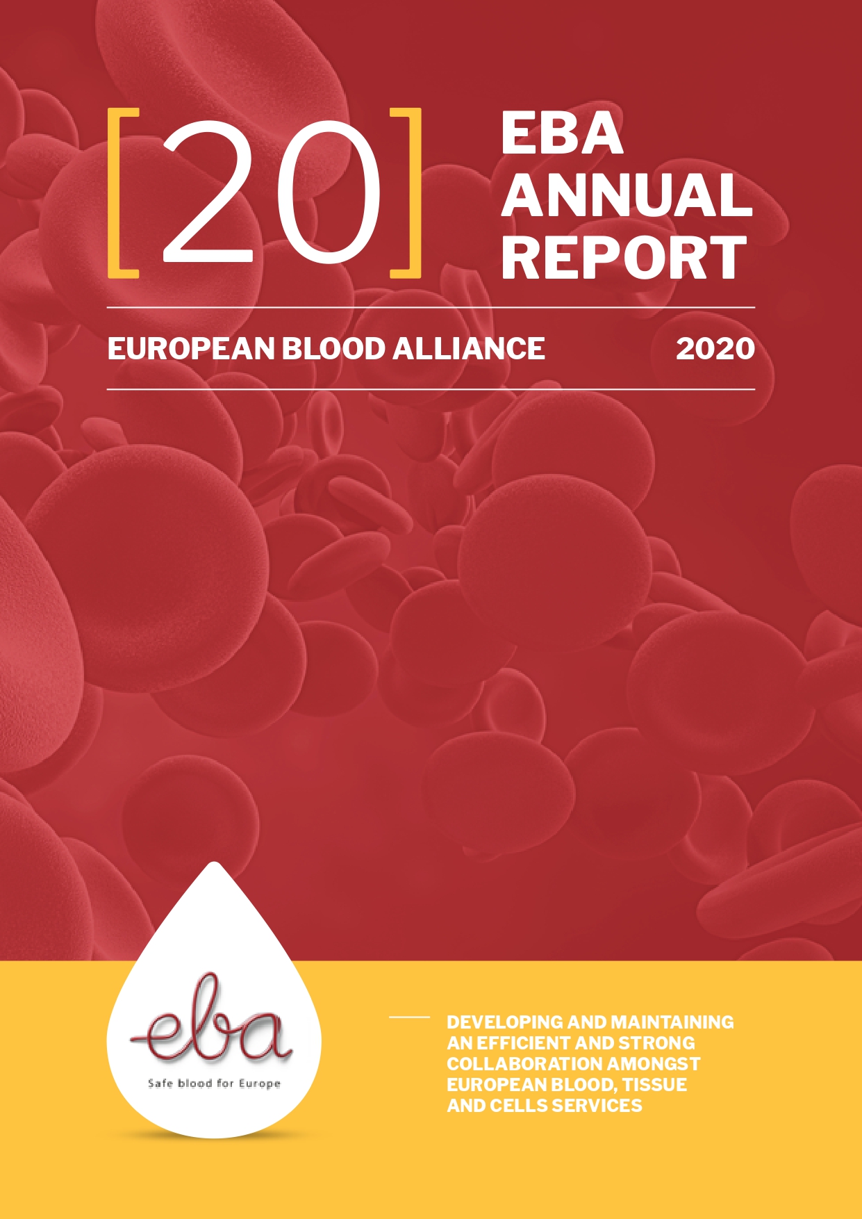 European Blood Alliance Annual Report 2020 cover