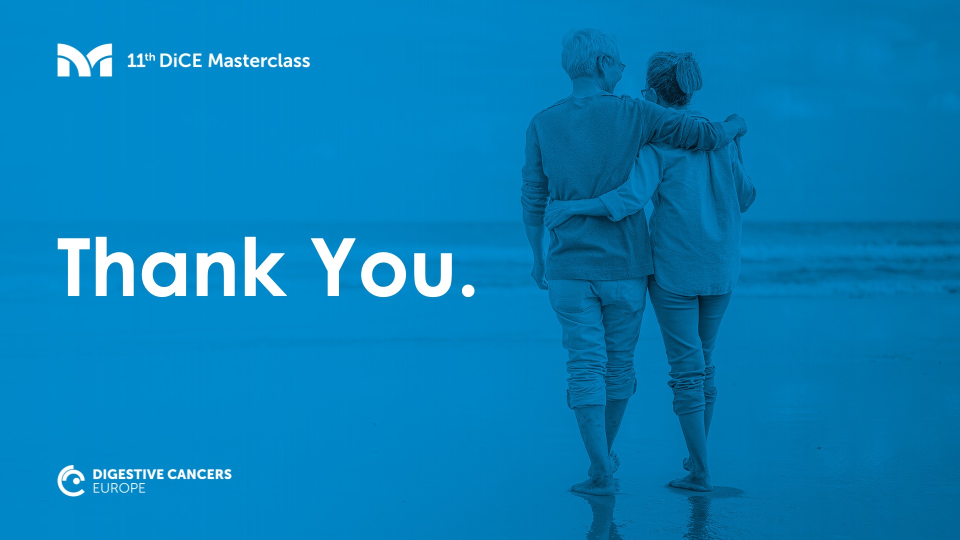 DiCE Masterclass thank you presentation slide