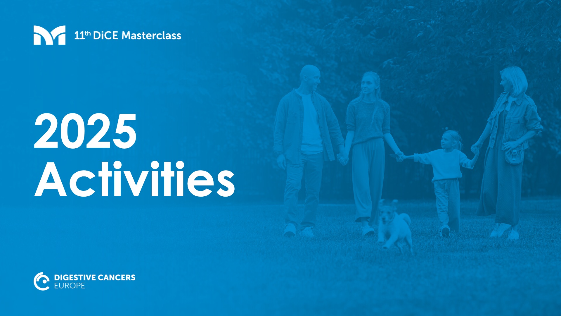 DiCE 2025 activities presentation slide