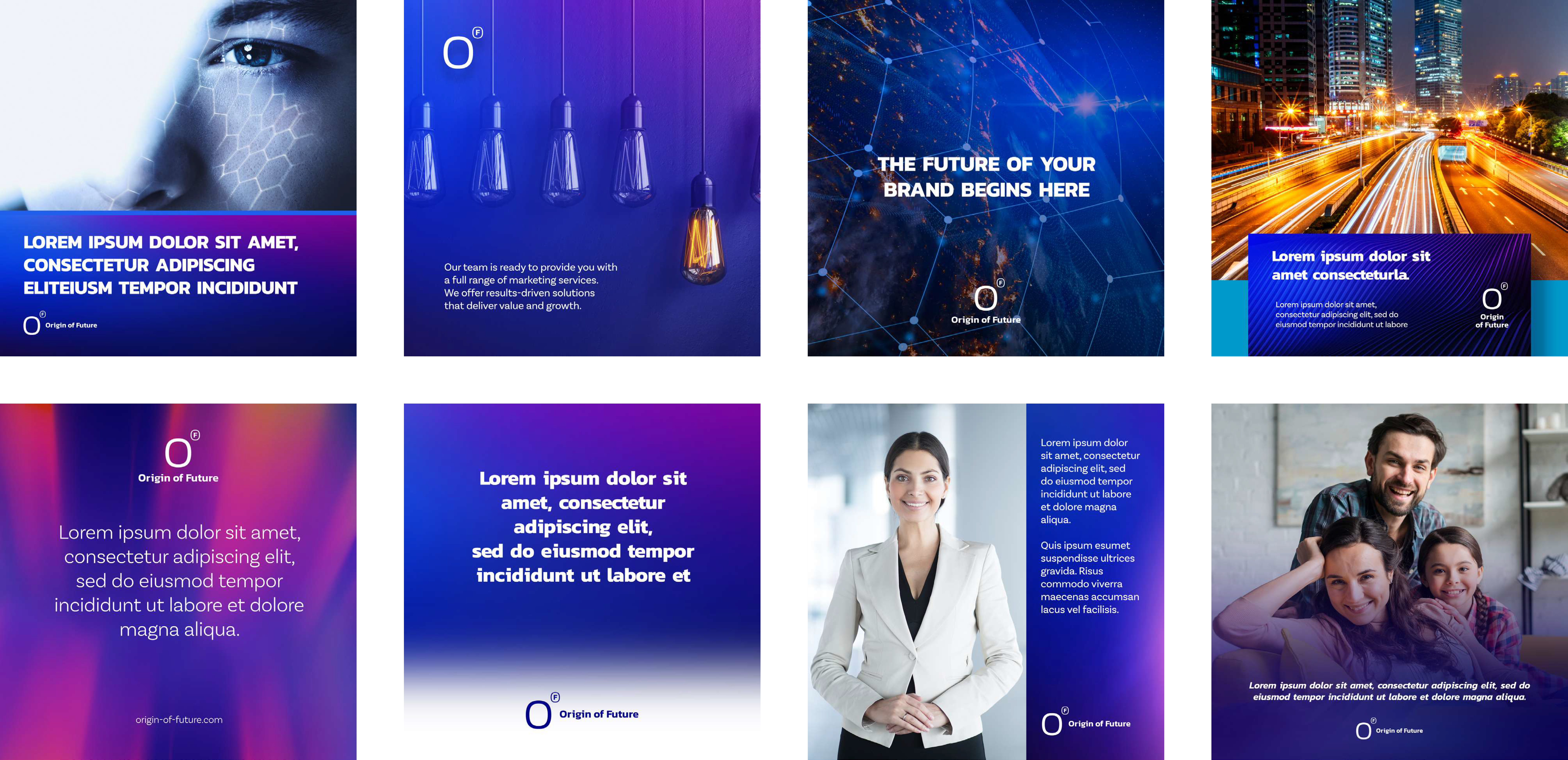 Origin of Future advertising and social media visual system