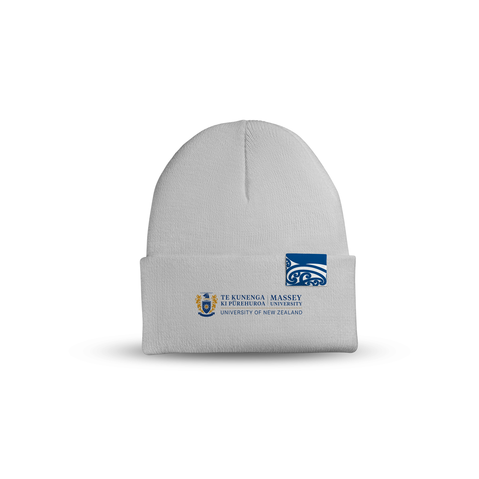 Massey University grey beanie