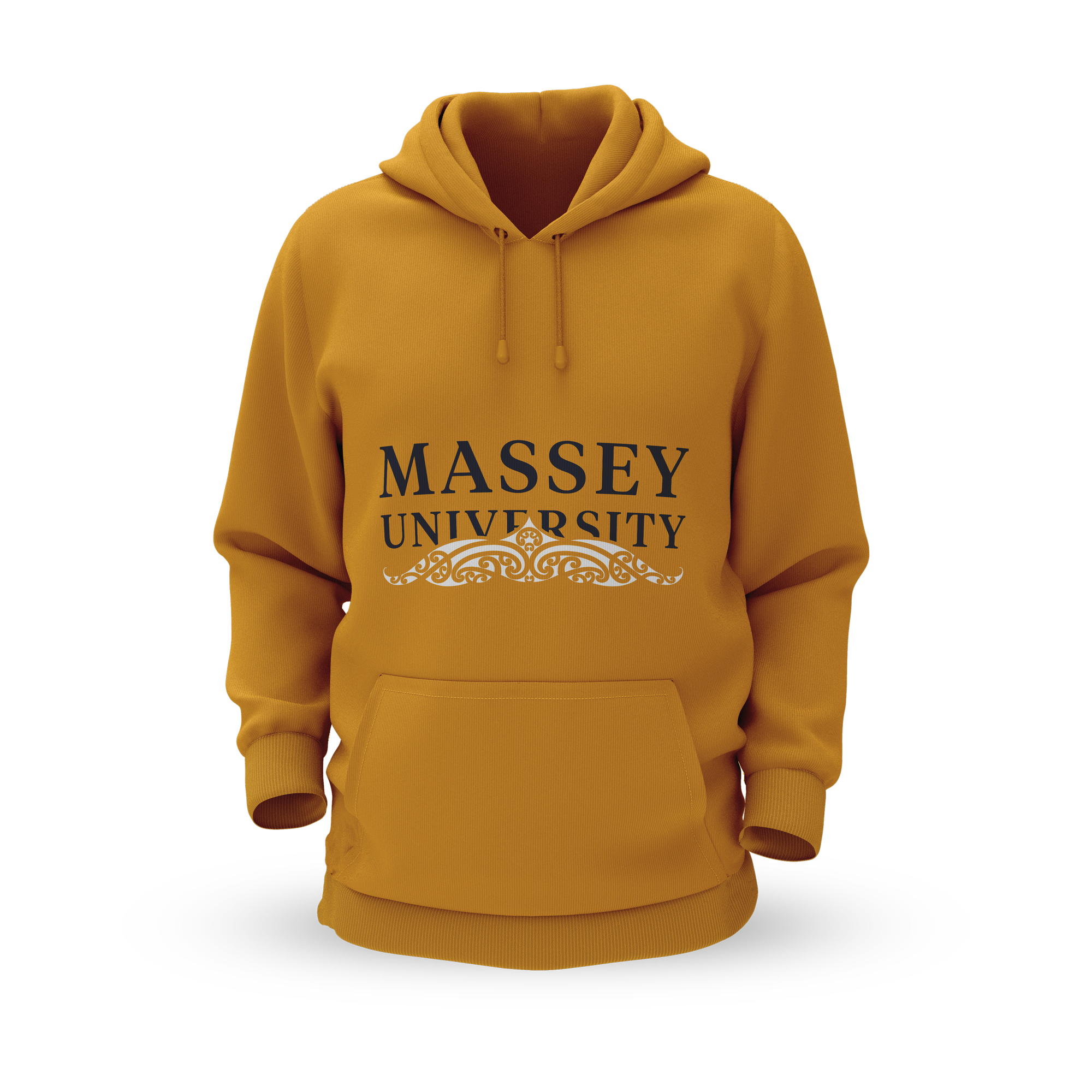 Massey University gold hoodie