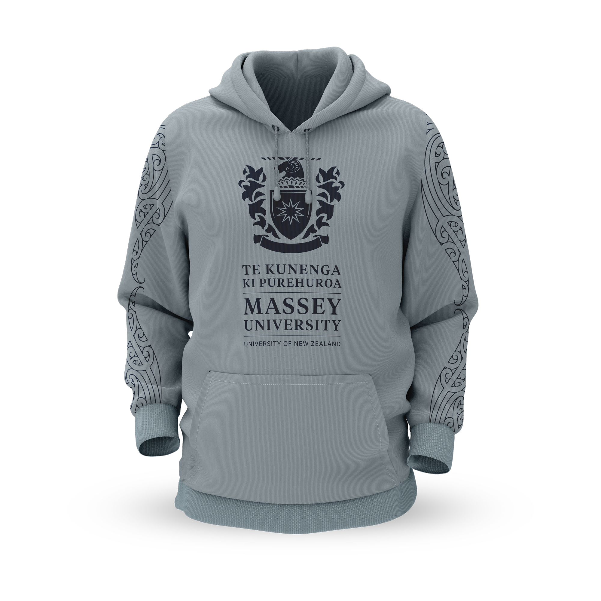 Massey University grey hoodie