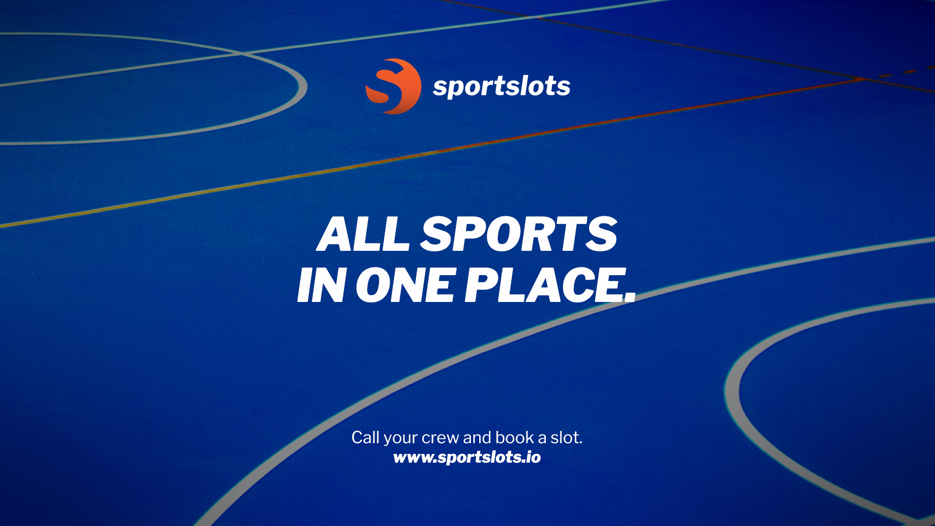 Sportslots all sports court campaign visual